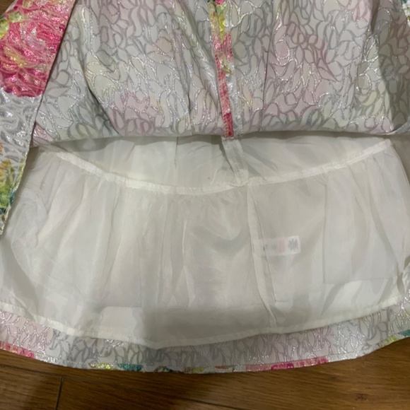 Girls Flowered Dress - Picture 5 of 6